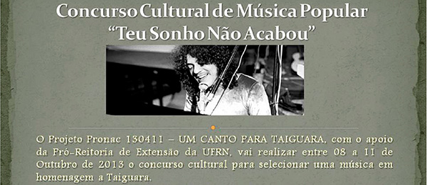 Concurso Cultural de Música Popular "Teu Sonho Não Acabou"