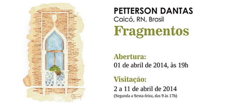 Exposição de Petterson Dantas na Galeria Conviv'Art