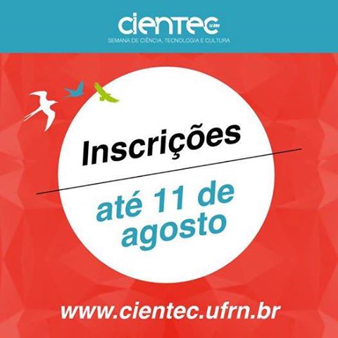 Está aberto o período de submissão para apresentação de trabalhos na CIENTEC 2016.