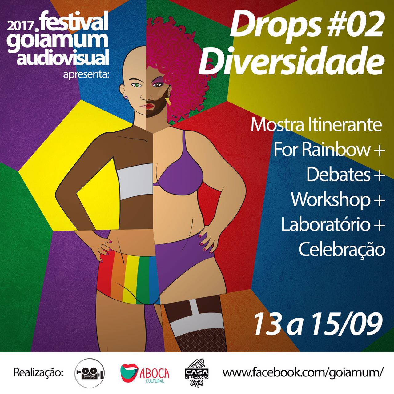 Festival Goiamum Audiovisual apresenta Drops#02 - Diversidade