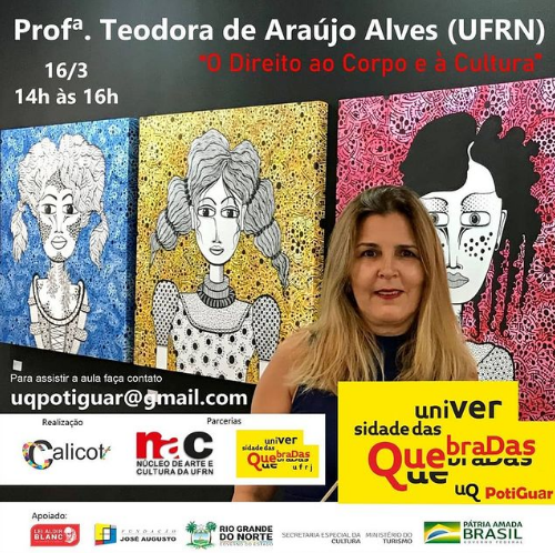 Universidade das Quebradas - Aula com a Prof.ª Teodora Alves