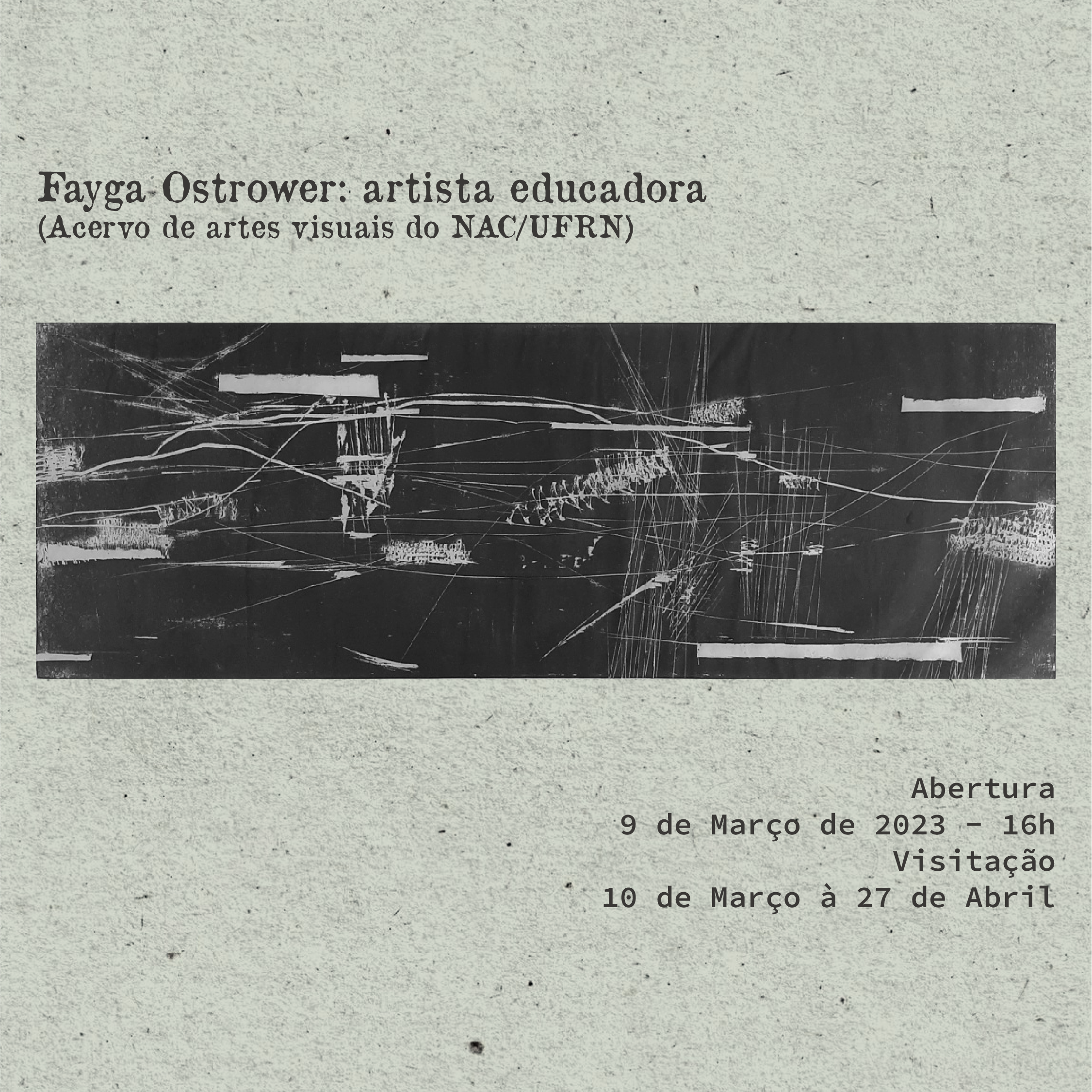 Exposição: Fayga Ostrower - Artista educadora